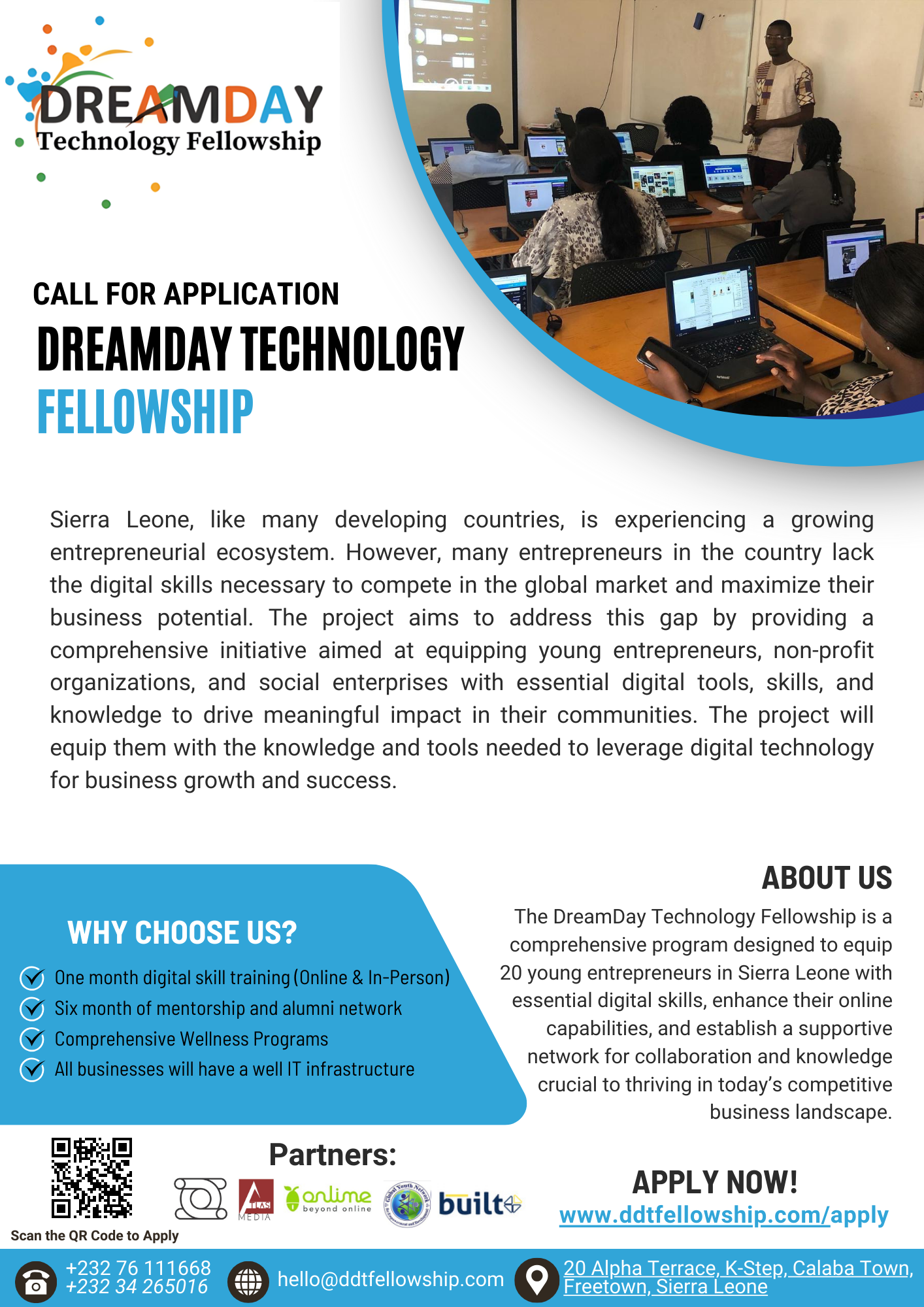 Call For Application - DreamDay Technology Fellowship